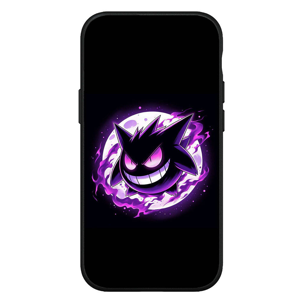Hülle für iPhone 16 15 14 Xiaomi Redmi Note 13 12 11 Pro Max X 10 8 9 XR Samsung Galaxy S24 S23 A05 OPPO Huawei Pokemon Pikachu GO Gengar Handyhülle for Samsung Galaxy S7 Edge rehbraun