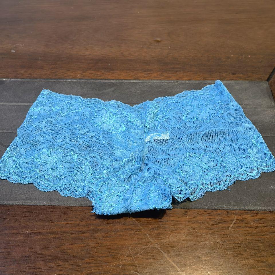 Frauen Boxer Unterwäsche Sexy Volle Spitze Französisch Höschen Shorts Boyshort Damen Knickers Dessous Dessous ML XL XXL XXL hellblaue
