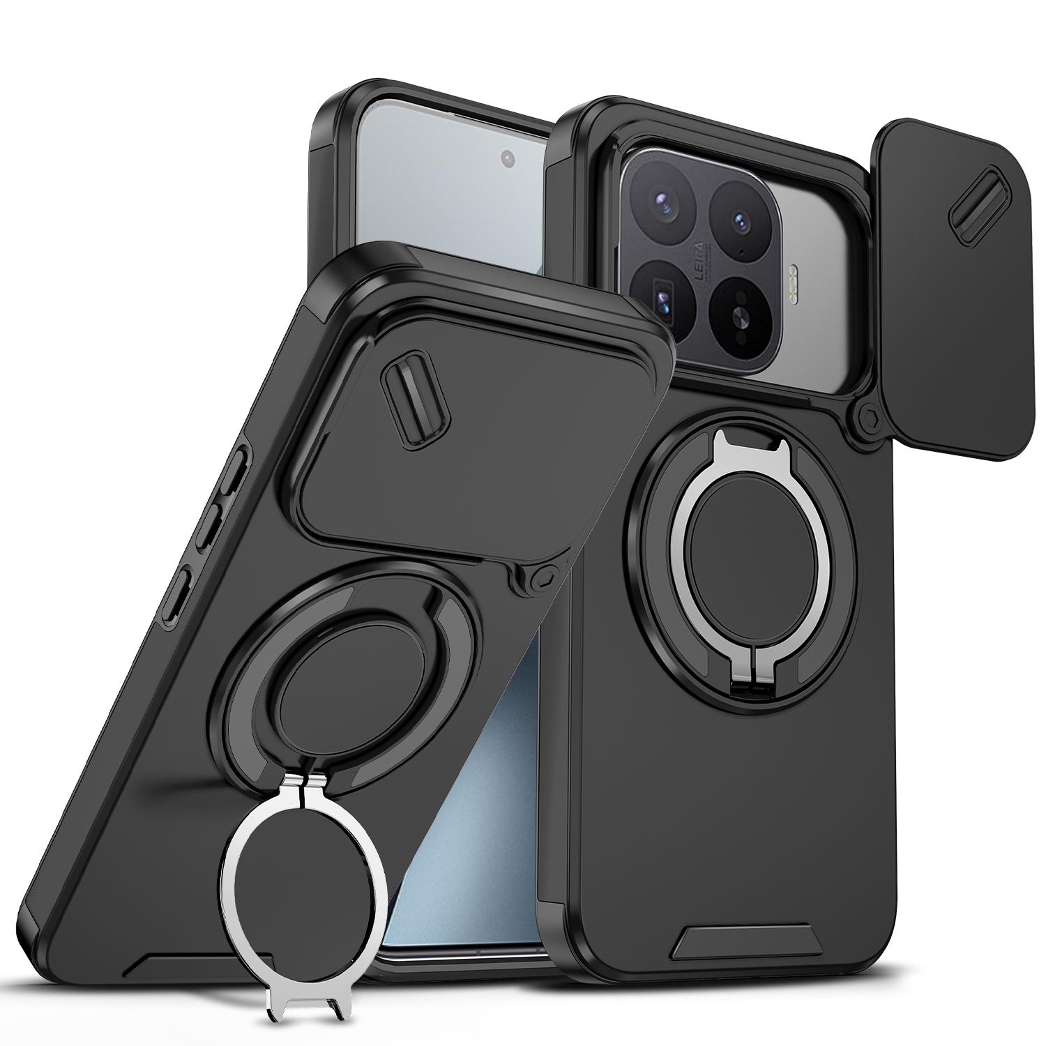 Für Xiaomi 17T Hülle Xiaomi 17T Pro Cover Mi 17t 17t Pro Magnetischer Ring Armor Slide Kameraobjektivabdeckung Magsafe Kabelloses Lade Cover Xiaomi 17T Pro