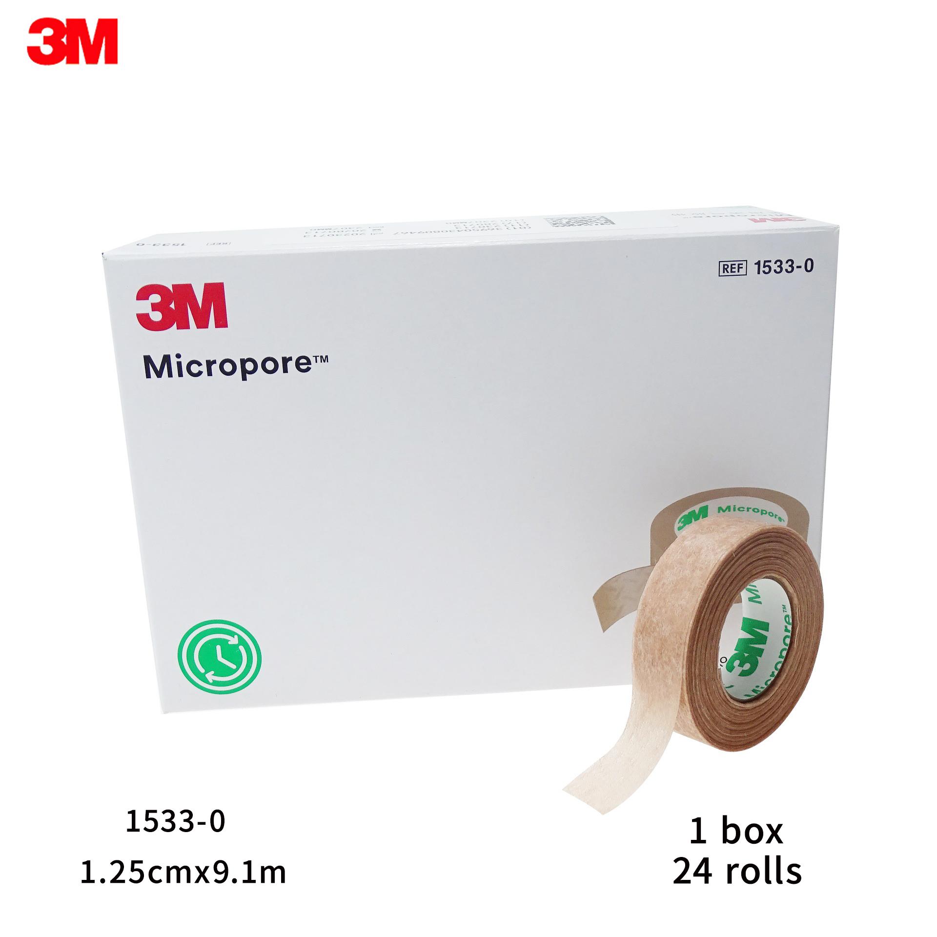 3M Micropore Tape 1533 Wimpern Augenlidband Wimpern Wimpernband Extensions Werkzeuge 1 box  1533-0