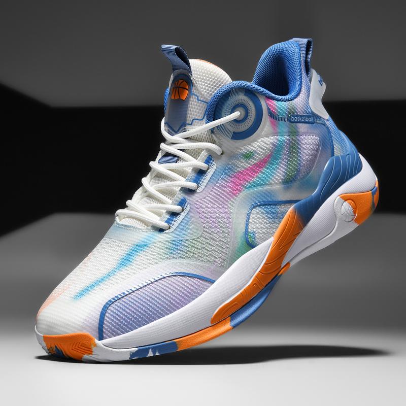 Basketball Schuhe Atmungsaktive Komfortable Sport Schuhe Trainings Athletisch Basketball Turnschuhe Männer Zapatos De Mujer Tendencia 48 gray