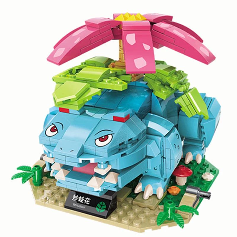 Pokemon Glurak Mewtu Bisasam Bausteine Cartoon Figur Modell Steine Sets Film Puppen Modell Kinderspielzeug Für Kinder Geschenk With Box