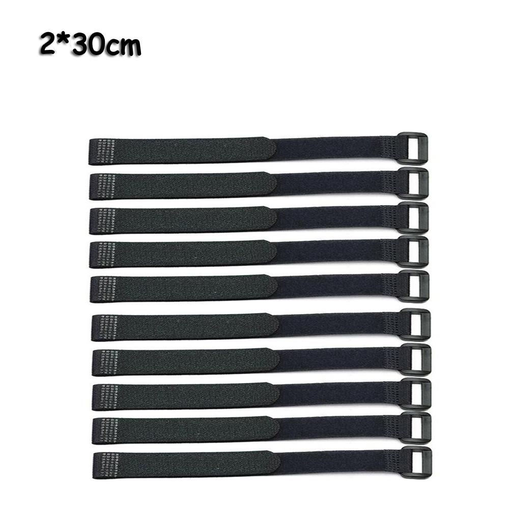 10 Stück 20 * 500 mm Nylon Klettband Kabel Mehrzweck Selbstklebender Fahrradgurt Wiederverwendbare Befestigungskabelbinder