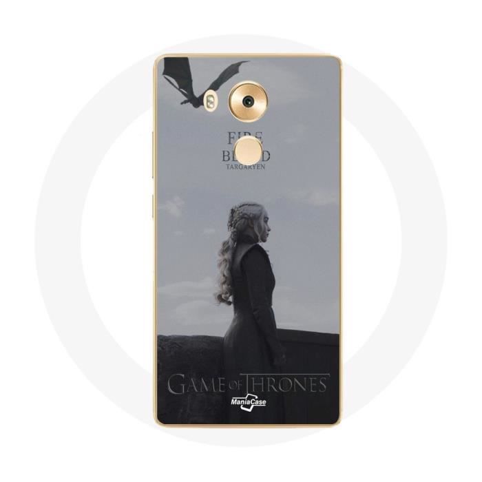 Hülle für Huawei Mate 8 Game of Thrones Staffel 8 Daenerys Targaryen Fire and Blood Game of Thrones Logbuch