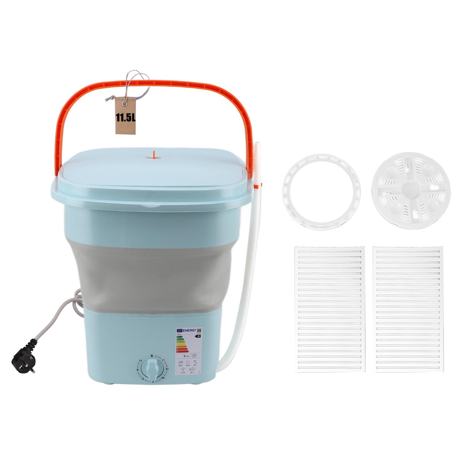 Tragbare Waschmaschine Multifunktion Vollautomatisch Hocheffizient Faltbare Waschmaschine für blau