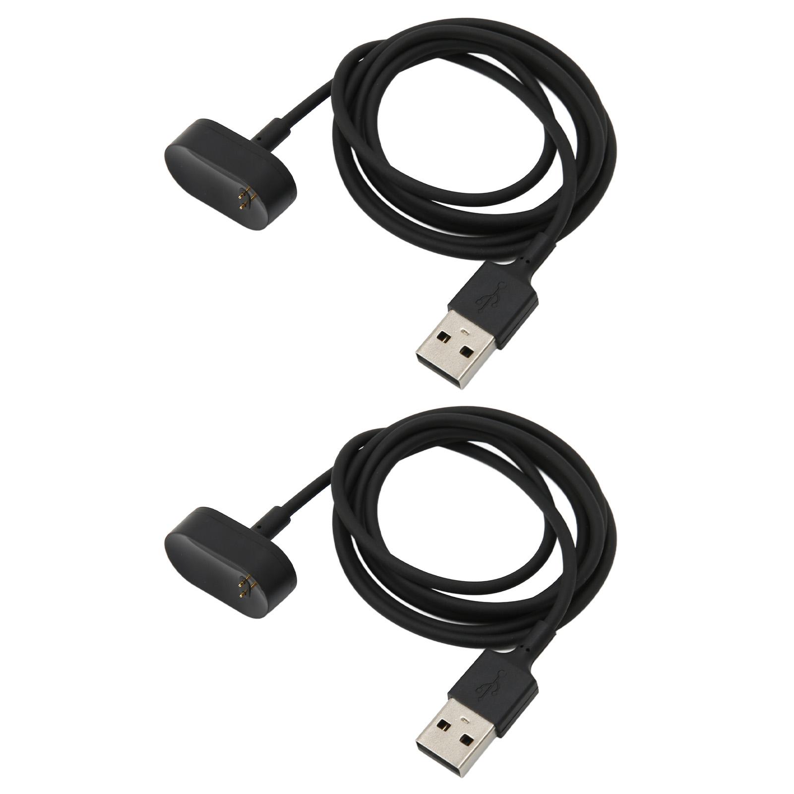 2 Stück USB Ladekabel für Smartwatch Magnetisches 3,3ft Ladekabel Universell für Fitbit Inspire für Inspire HR