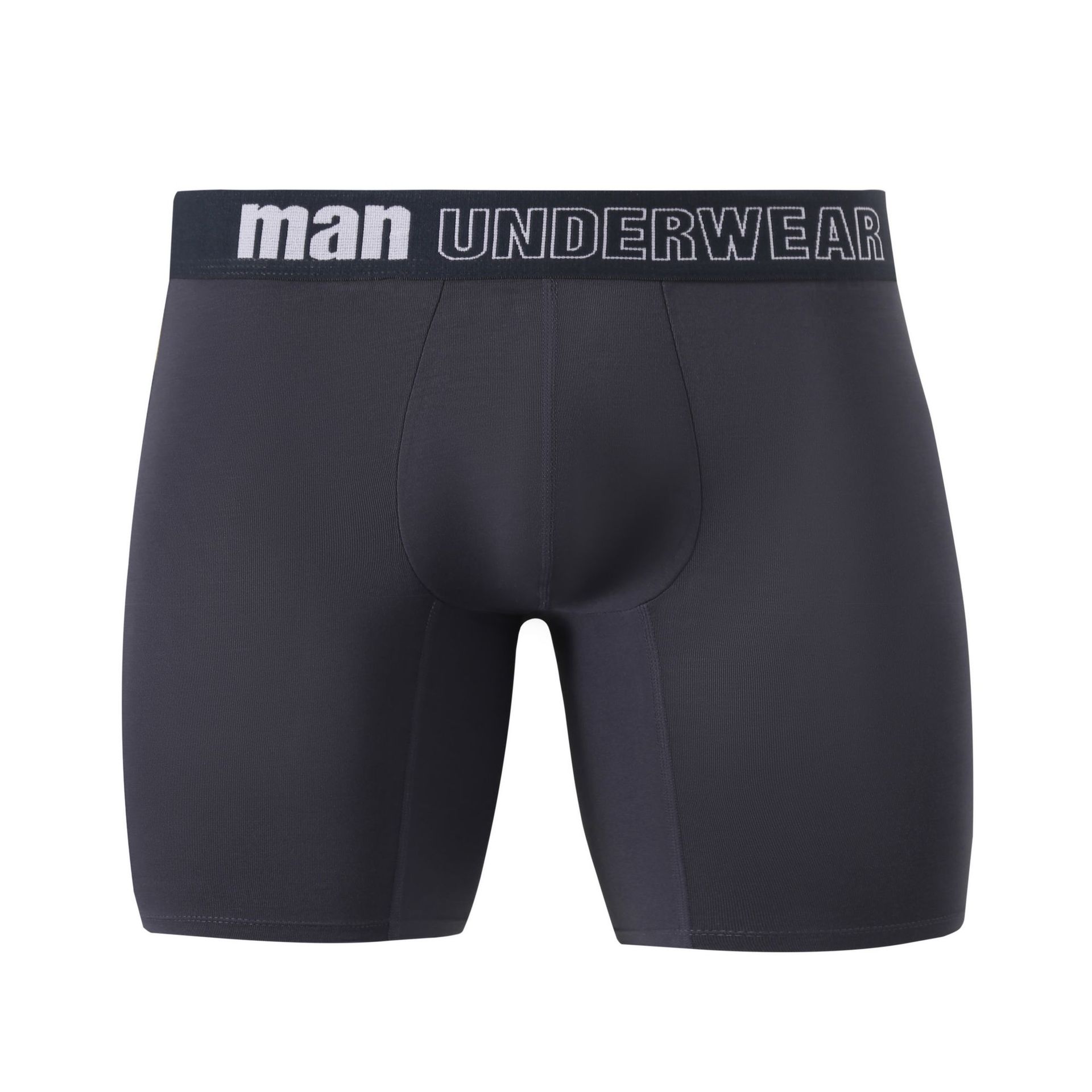 1 Pcs Sommer Große Größe Männer Unterwäsche Boxer Briefs Höschen Mode Knickers Bambus Faser Unterhose Antibakterielle Unterwäsche L dunkelgraue