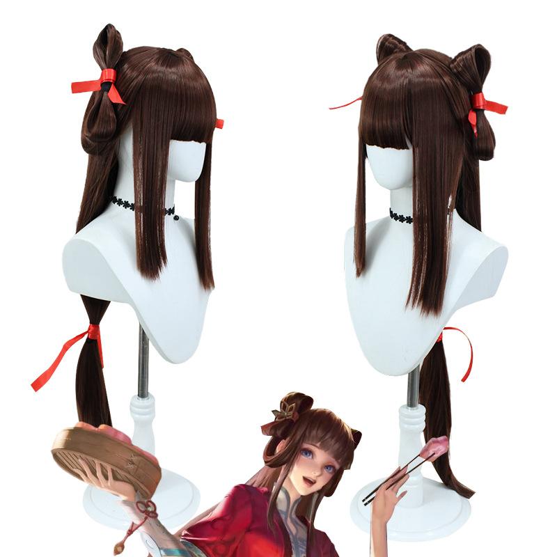 Karneval Anime Perücke, Xishi Cos Perücke One Size braun