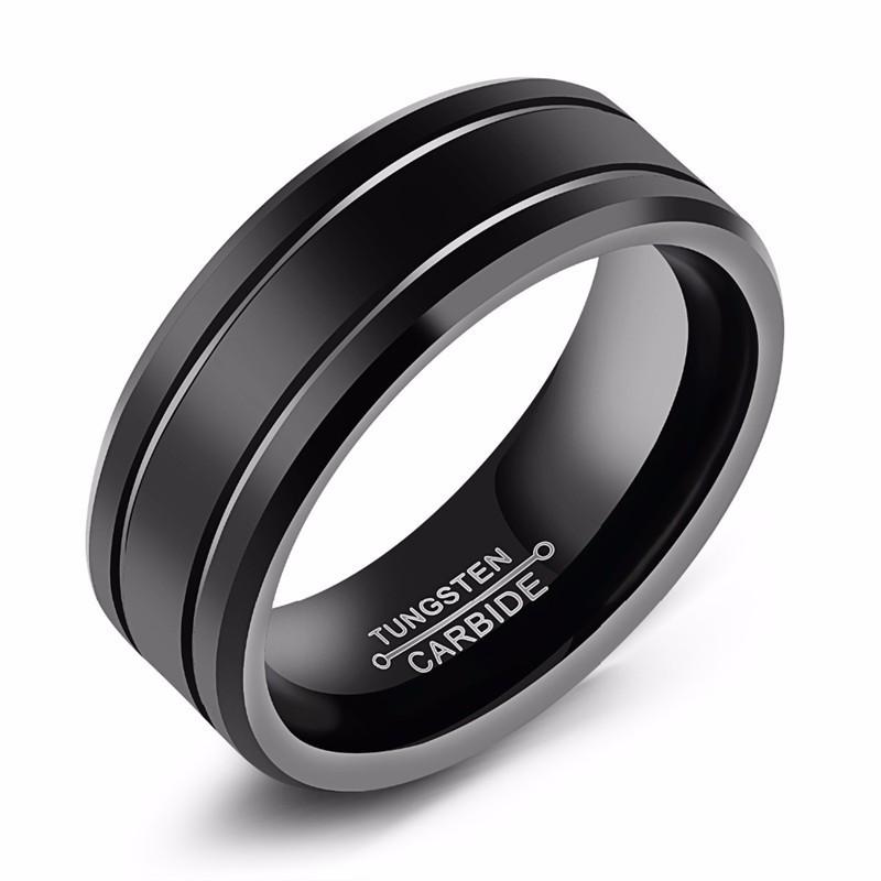 Mode Schwarz Edelstahl Ring Für Männer Punk Vintage Männlichen Ring Schmuck Mode Für Männer Großen Ring Großhandel 10