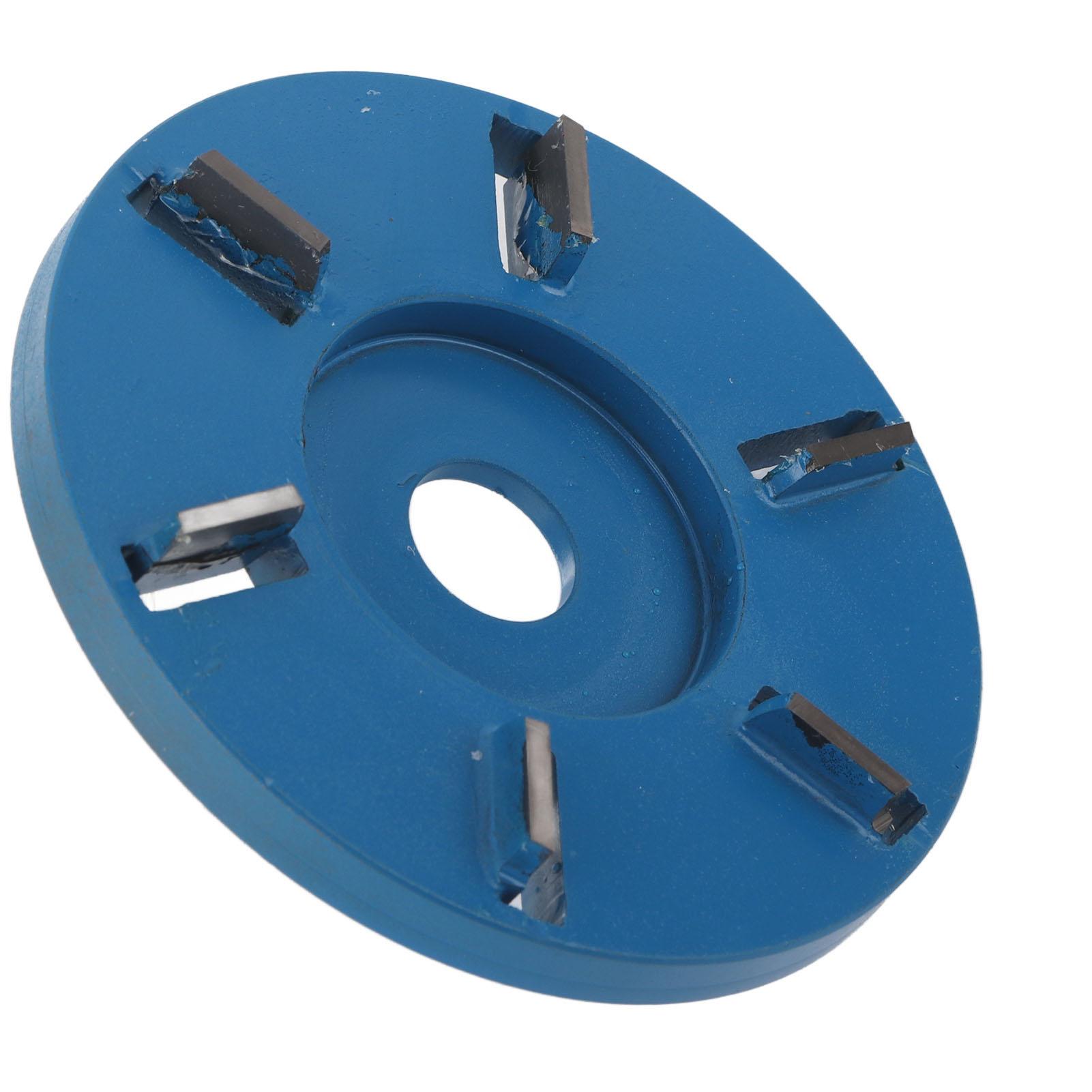 Holzschnitzscheibe Stahl 6?Zähne Fräser Holzbearbeitung Werkzeug Winkel Grinder Zubehör Flache