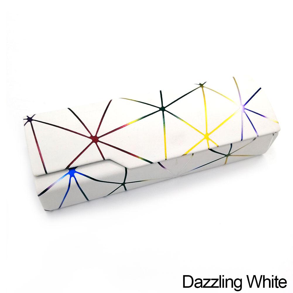 Mode Männer Frauen Gläser Fall Schutzhülle Box Sonnenbrille Zubehör Optische Lesebrille Brillen Box weiß/bunt