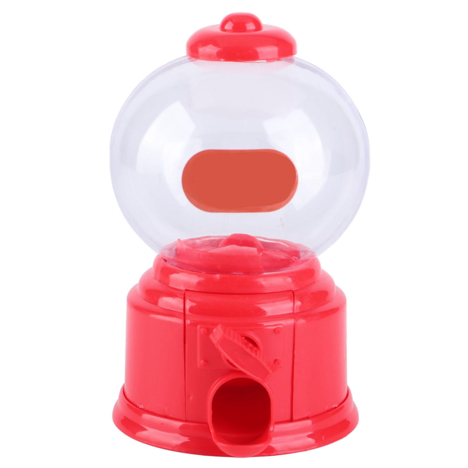 Tragbare Kinder Süßigkeiten Maschine Kunststoff Mini Gumballs Dispenser Kinder Kindergarten Geschenk(rot) rot