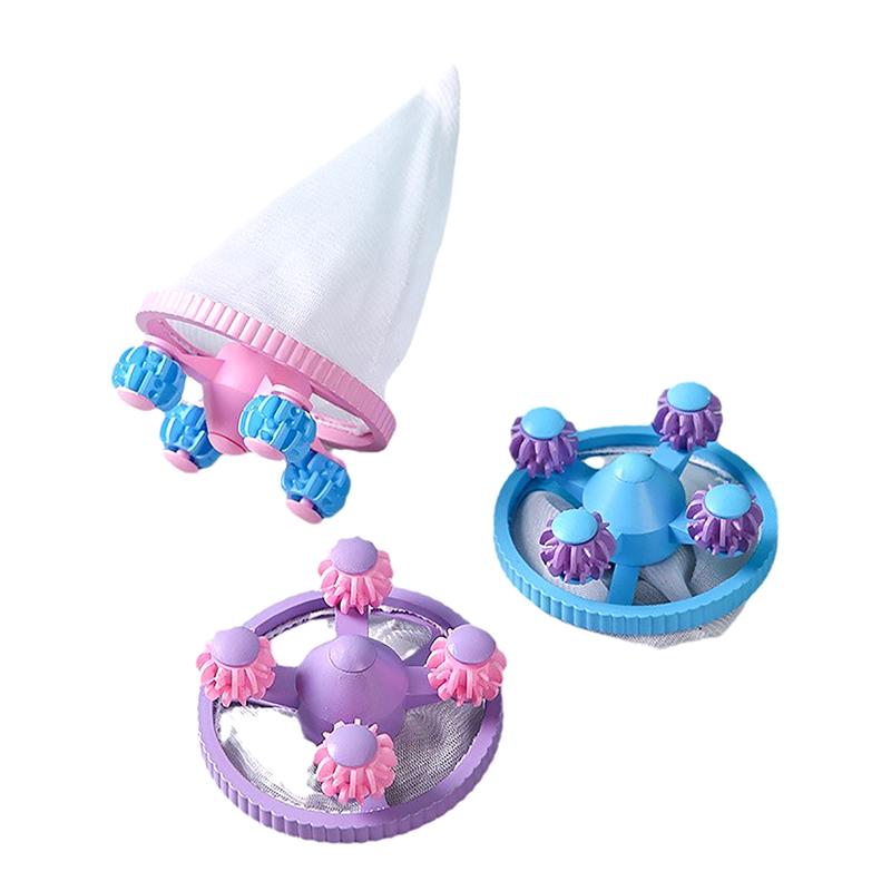 3 Stück Tierhaarentferner Waschmaschine, Anti-Fusselbälle Waschmaschine, Filterbeutel Waschmaschine Haarentferner, Haarfilterbeutel bunt