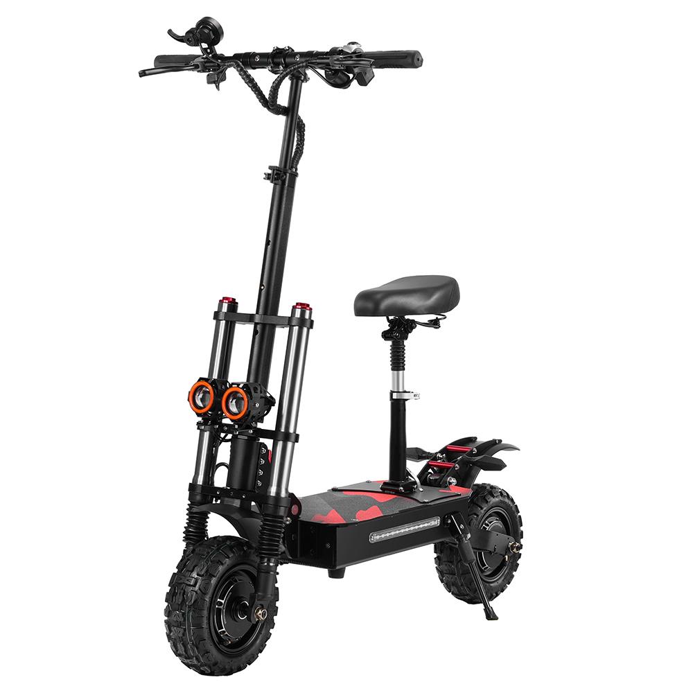 Boyueda S3-11 3000W*2 Dualmotor Elektroroller 60V38Ah Batterie 120KM Reichweite Hohe Leistung Hohe Geschwindigkeit Offroad 200KG Maximale Zuladung E-Scooter