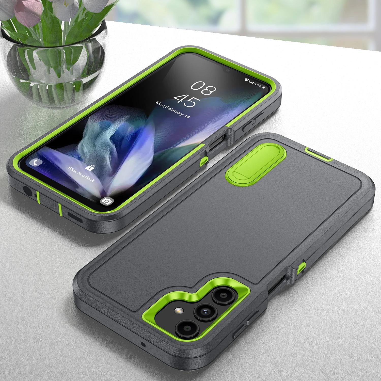 Stoßfeste, robuste Hüllen für Samsung Galaxy A17 A54 5G A56 A36 A16 A15 A14 A53 A13 S23 FE S24 S25 Ultra edge S22 Plus Tasche for Galaxy A53 5G graue
