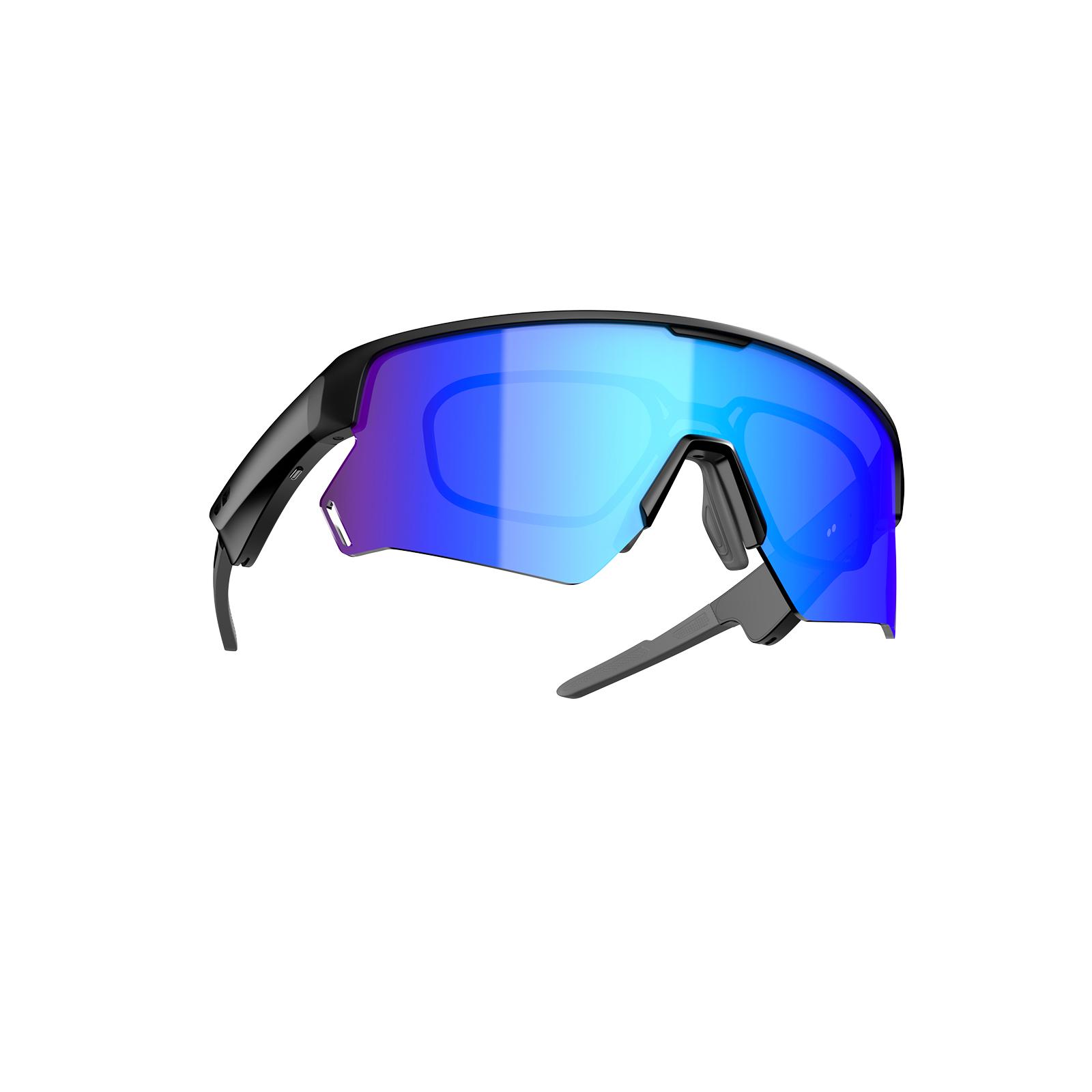 Blackview D2 Sonnenbrille Freisprech-Fahrbrille mit Kopfhörern Outdoor-Sportbrille Kabelloses Headset blau