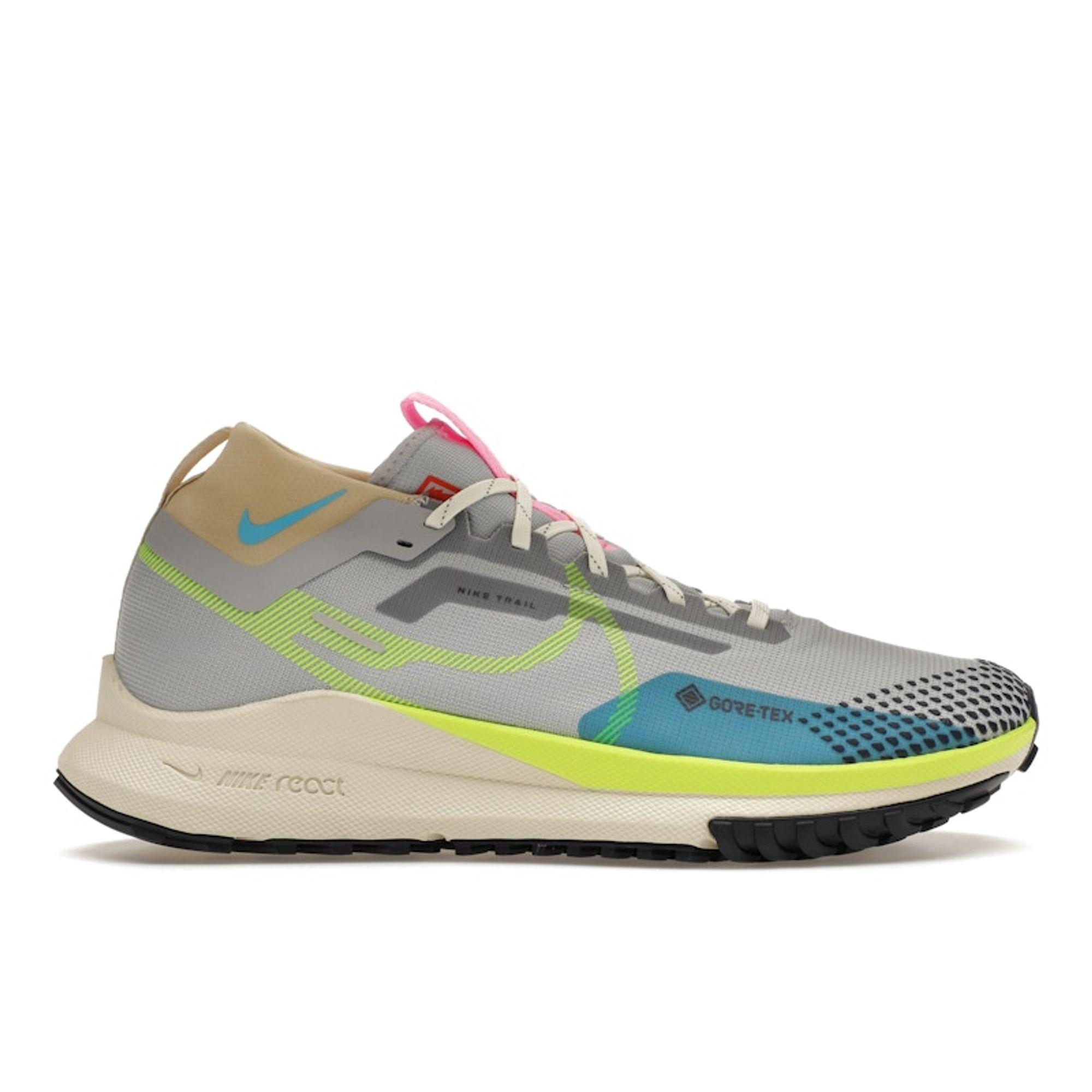Nike React Pegasus Trail 4 GORE-TEX Wolf Grey Volt Herren Sneaker Stadium-Green DJ7926-002 42.5