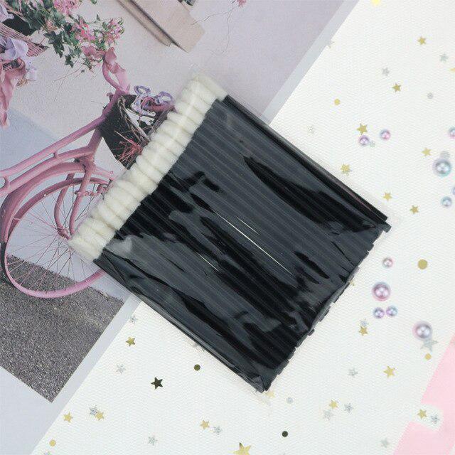 Einweg-Lippenpinsel, 50 Stück, Wimpern-Reinigungspinsel, Lippenstift, Mascara-Zauberstäbe, Make-up-Pinsel, Applikatoren, Werkzeuge