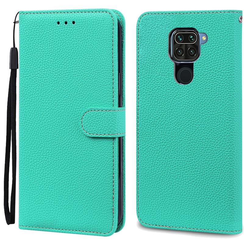 Für Redmi Note 9 Hülle Weiche TPU Leder Brieftasche Handyhülle Für Xiaomi Redmi Note 9 Note9 Hülle Flip Fundas Für Redmi Note 9 Hülle For Redmi Note 9 himmelblaue