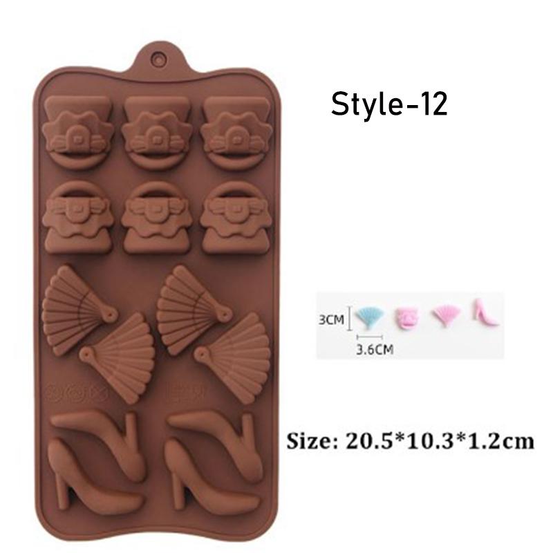 Gute Obst Kuchen Backen Werkzeug DIY Schokolade Jelly Pudding Gummibärchen Süßigkeiten Silikon Formen Form Eis Harz Form Tier 3D High Heels