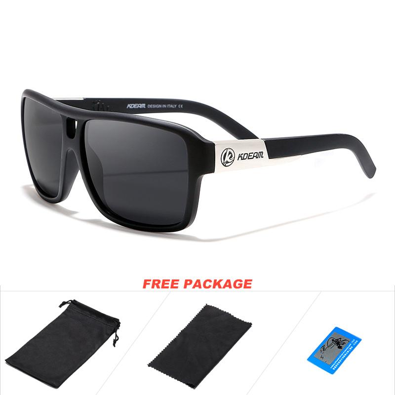 Polarisierte Sonnenbrille für Herren, quadratischer Rahmen, Sport-Sonnenbrille für den Außenbereich, 100 % UV-Schutz, Autofahrbrille, Sonnenbrille für Herren