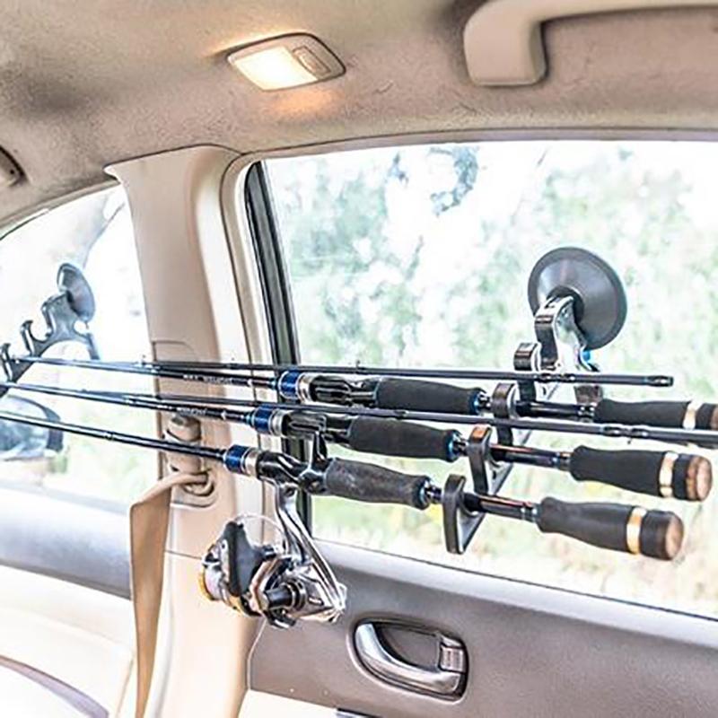 Saugnapf Angelrute Halterung Auto Angelrute Halter Wand Montieren Fishingpole Rack graue