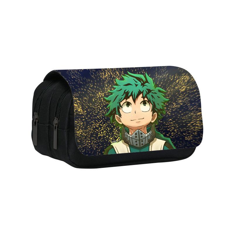 My Hero Academia Nylon-Schreibwarentasche mit mehreren Fächern für den Schulgebrauch Style 10