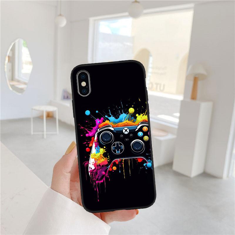 PP37 Game Over Handyhülle für Samsung Galaxy M06 M15 M16 M35 M55 M56 A36 A42 A50 A50S A51 A52 A32 A33 A05 A05S A06 A16 A20 Galaxy M15