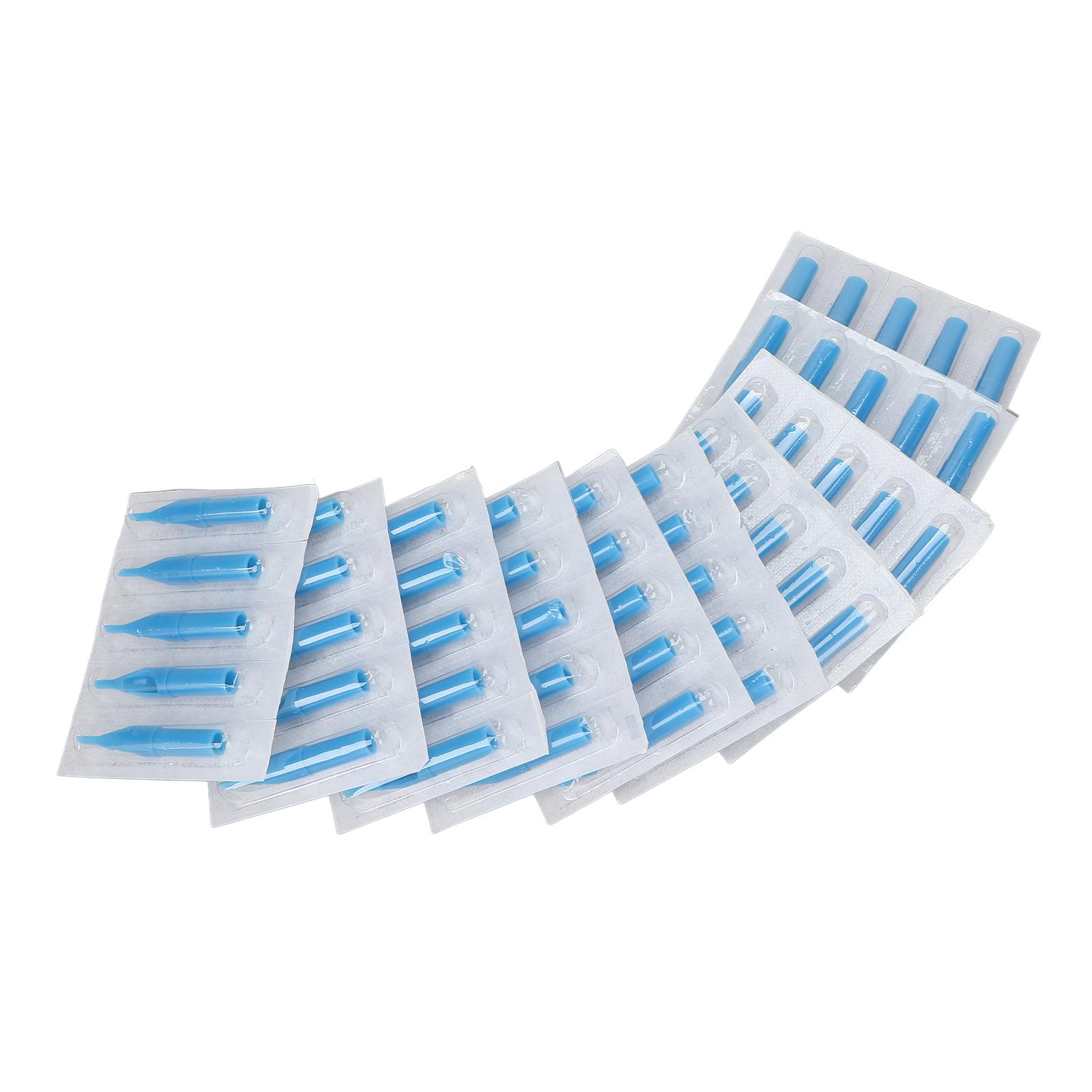 50 Stück Tattoo Nadelspitzen Set Einzelverpackung Einweg Tattoo Nadelspitzen Set für Tattoo