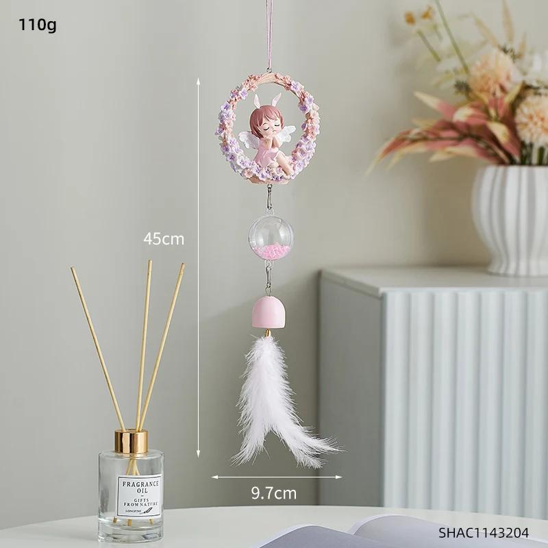 Ästhetischer Stil Dekor Kinderzimmer Hängedekor Kinder Niedlich Annie Baby Feder Zimmer Hängedekor Neugeborenen Geschenk Kinderzimmer Dekor gray