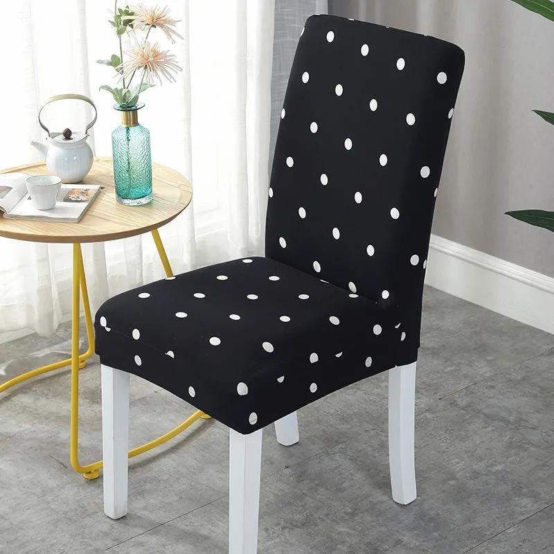 Faltenbeständiger Stuhlhussen für Hochzeiten, Spandex, Esszimmer- und Bürostühle, Kapuze, abnehmbar, dehnbar