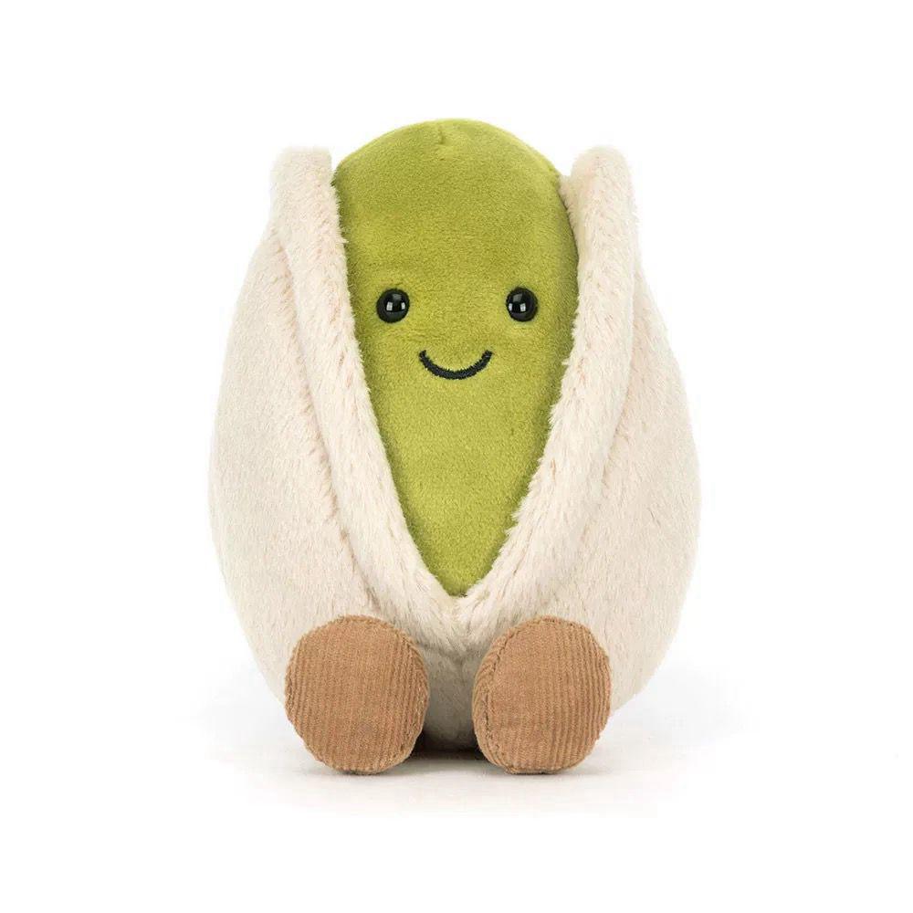 JELLYCAT 12cm Pistazien-Nuss Plüschtiere Niedliche gefüllte Pistazien-Puppe Wohnzimmerdekoration Haushalt Niedliches Plüschtier Geburtstagsgeschenk 12cm tiefseeblau