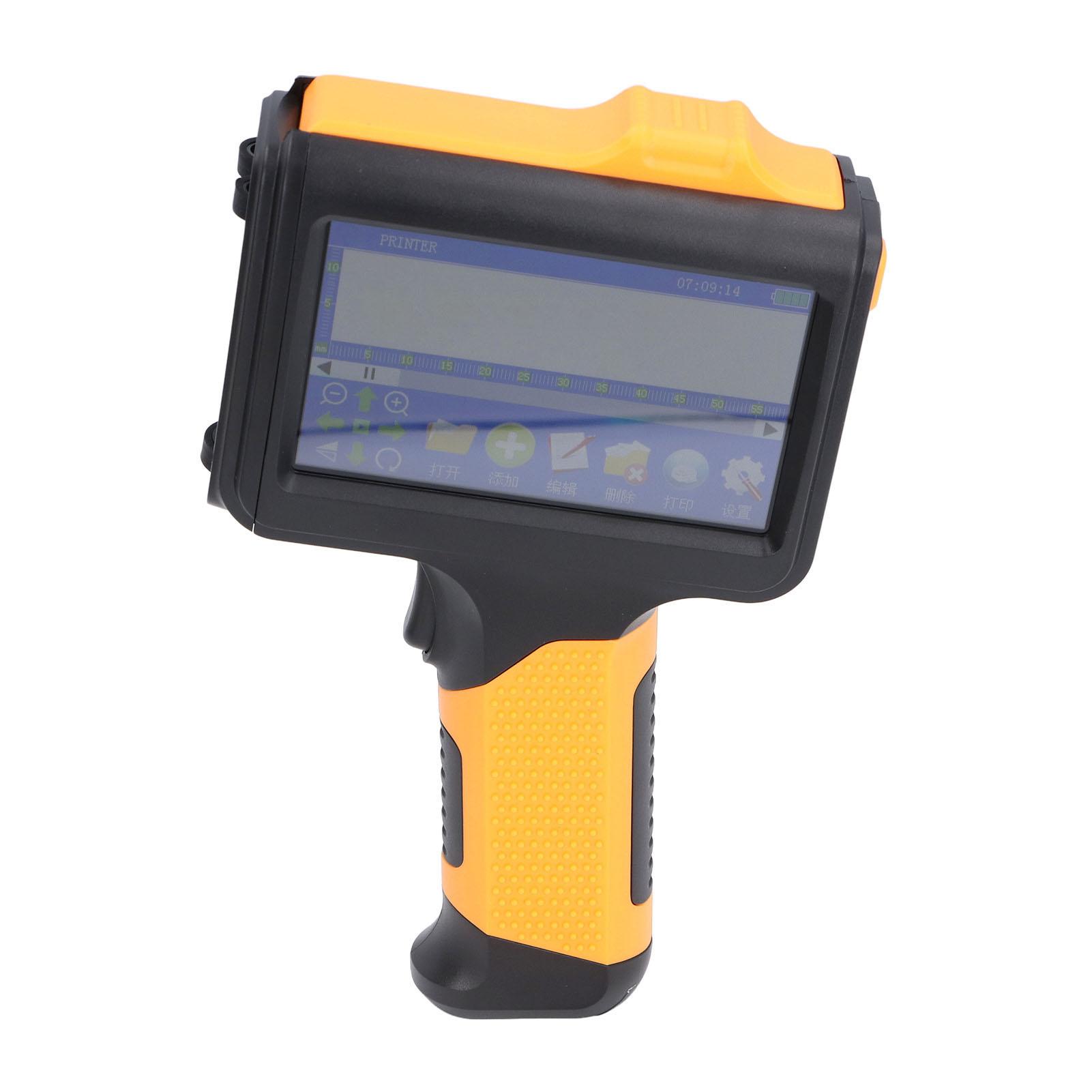 12,7 mm Handheld-Tintenstrahldrucker BT 4,3-Zoll LED-Touchscreen 600 dpi Tintenstrahl-Codiermaschine für Text