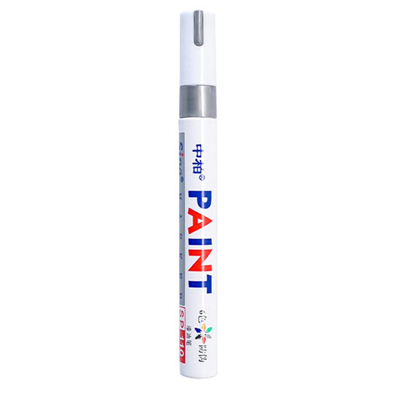 Metall Brillengestell Lack aus Lack Reparatur Stift Lack Hinweis Mark Stift Zubehör silber