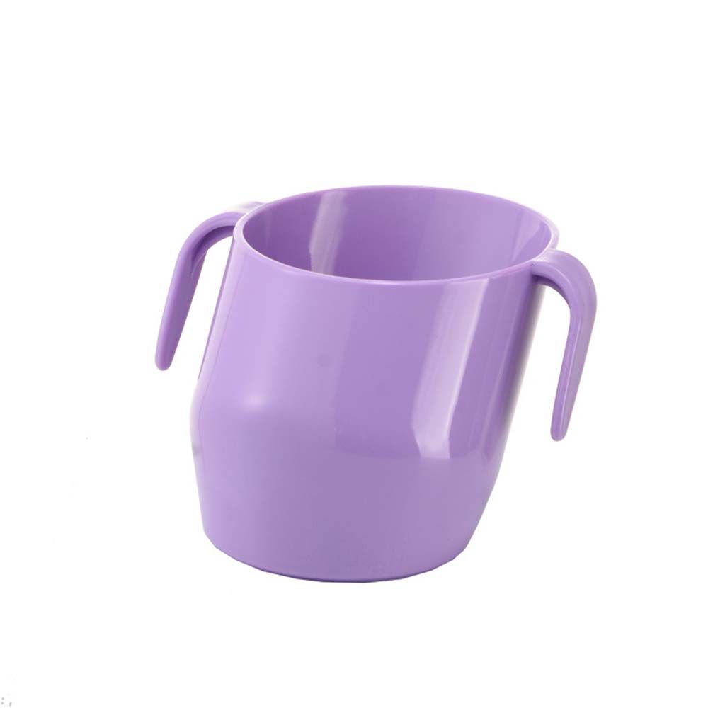Waschbecher Baby Trinkbecher Lern-Trinkbecher Baby-Flasche Baby Schrägmundbecher violett
