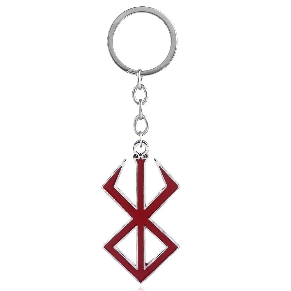 Spiel Berserk Logo Anhänger Halskette Schwert Wind Legends Halsband für Frauen Männer Schmuck Geschenk