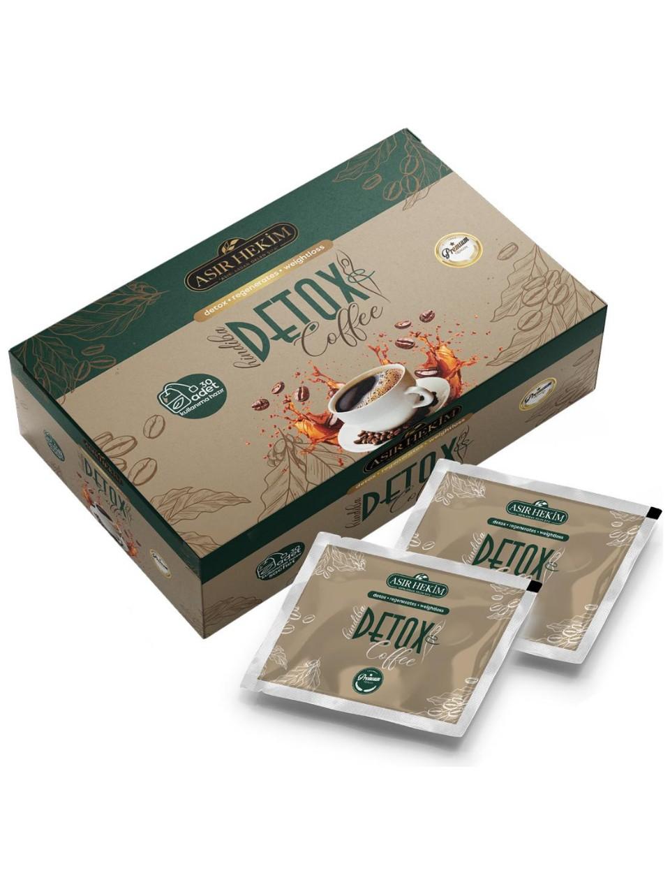 Detox Kaffee 30 Beutel – Antioxidantien-Nahrungsergänzungsmittel Schlankheits-Kräuterkaffee