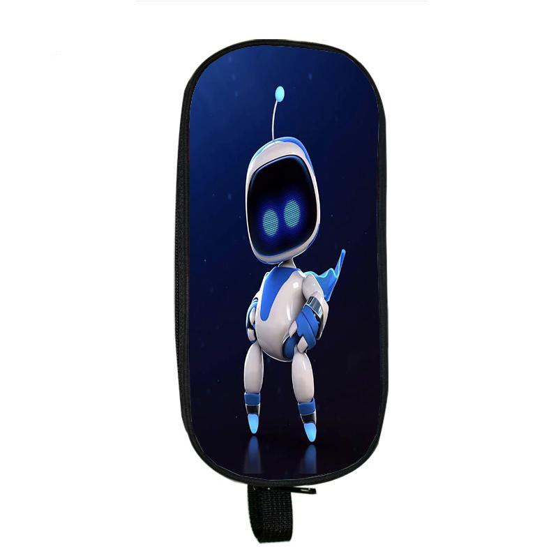 Astro Bot Federmäppchen für Schüler mit großem Fassungsvermögen, multifunktionales Federmäppchen zur Aufbewahrung von Schreibwaren, für Kinder, Jungen und Mädchen, süßes Federmäppchen 2