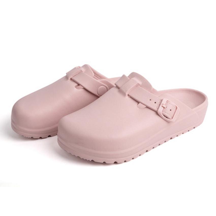 Unisex-Bedruckte OP-Schuhe, leichte Krankenschwester-Clogs, rutschfeste medizinische Hausschuhe 39 rosa
