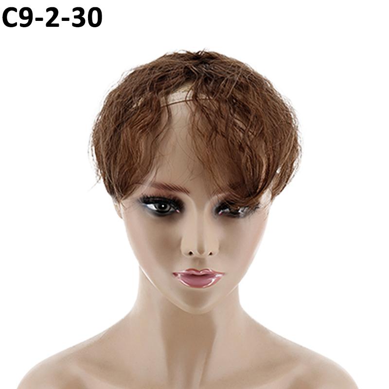 LISI HAIR Frauen Natürliche Perücke 3D Air Haar Extensions Gefälschte Haar Clip auf Haarteil reine Farbe Hochtemperaturfaser Perücken täglichen Tragen