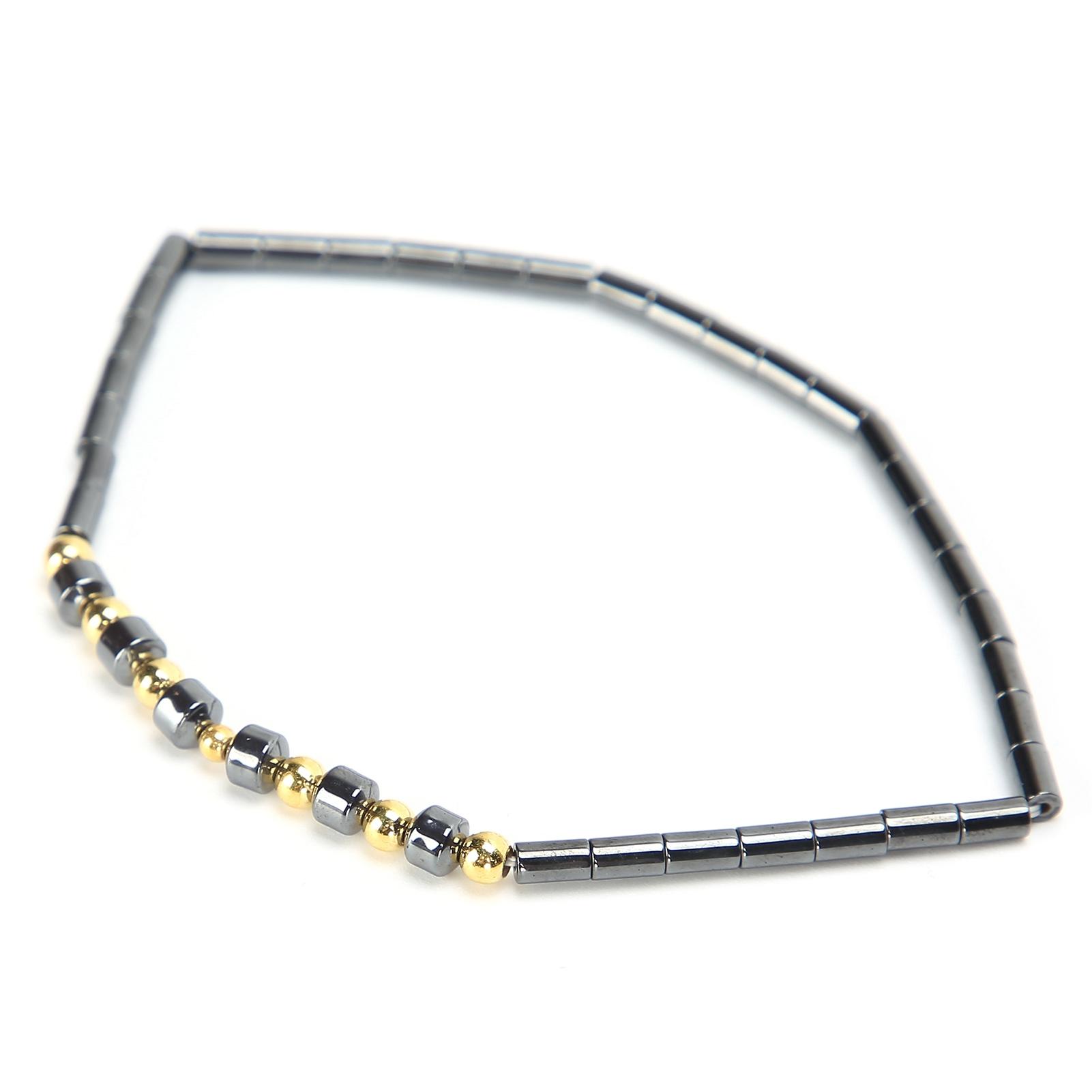 Einfache Schlankheitsmagnet-Fußkette Müdigkeit Gelenkschmerzen Linderung Magnetfeldtherapie Fußkettchen weiß