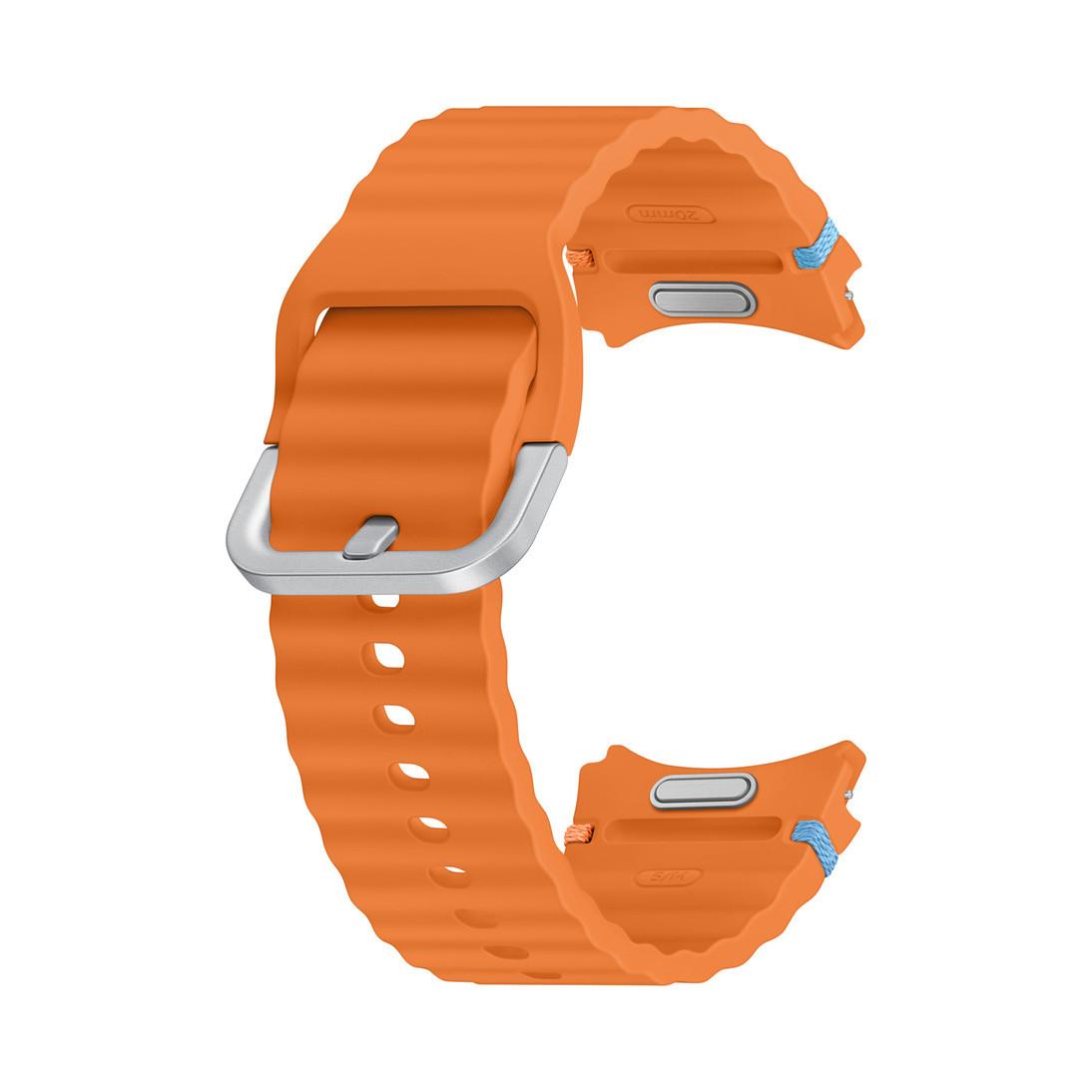 Original Samsung Galaxy Watch 4 4 Classic 5 5 Pro 6 6 Classic 7 Sport Armband S/M M/L Samsung Smartwatch Armbänder S/M M/L S/M orange