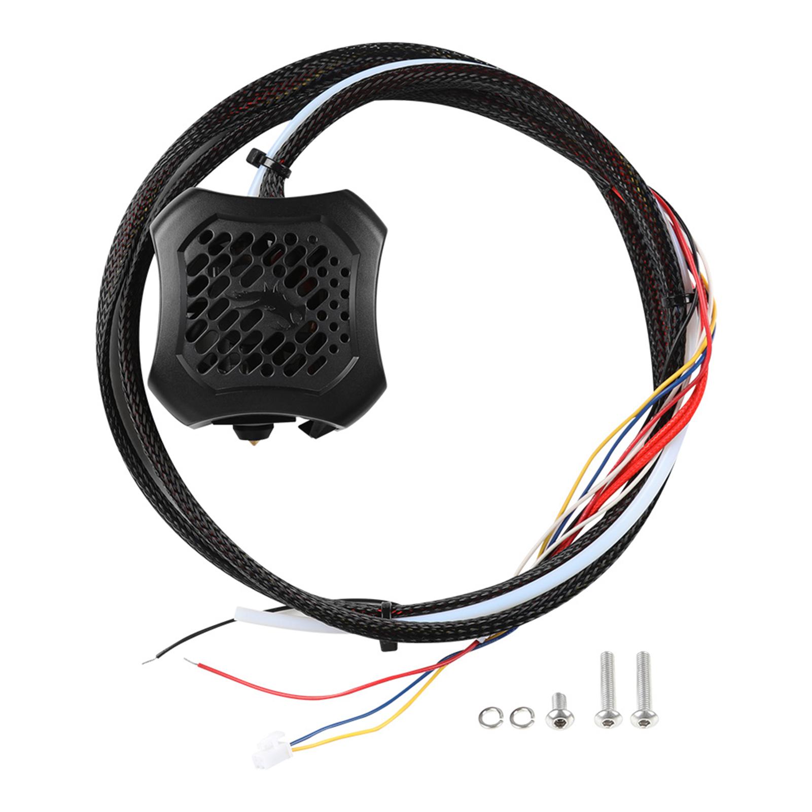 Ender 3 V2 Komplett montiertes Extruder-Kit mit Silikonsocke und 0,4-mm-Düse Effiziente Heizung und Ender 3 V2 Full Assembled bunt