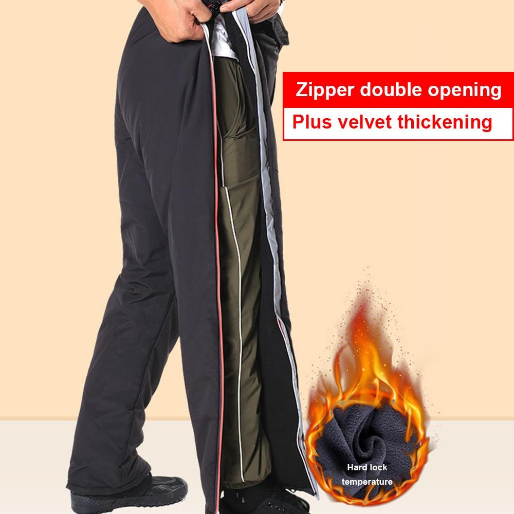 Winter Dicke Fleece Thermische Casual Hosen Outdoor Wandern Trekking Klettern Hosen Multi-taschen Baumwolle Cargo Hose XXXXXL schwarz