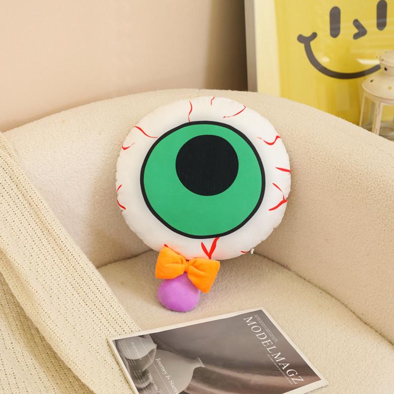 Halloween Spielzeug Kürbis Geist Süßigkeiten Plüsch Spielzeug Hause Dekoration Gefüllte Puppen Schöne Geschenk Weiche Gefüllte Cartoon Kissen 40cm green