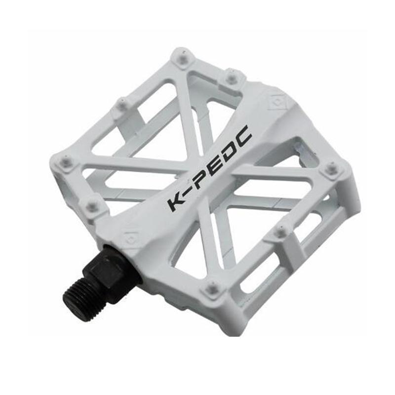 1 Paar neue Fahrradpedale, Aluminiumlegierung, Fahrradpedal, MTB, Rennrad, versiegelte 3-Lager-Pedale für BMX, ultraleichte Fahrradteile weiß