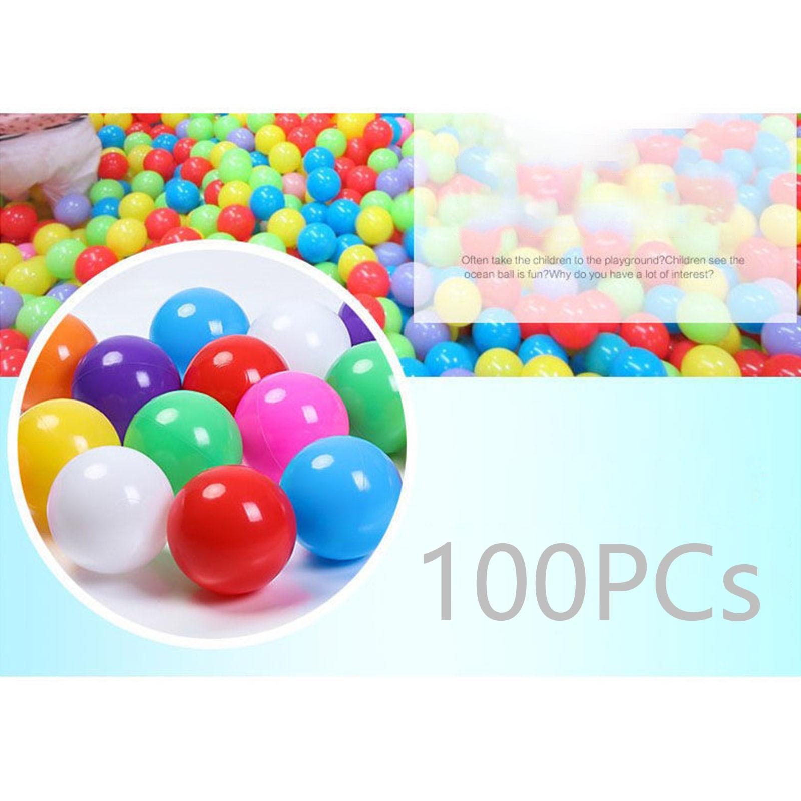 100 STÜCKE Outdoor Sport Ball Bunte Weiche Wasser Schwimmbecken Ozean Welle Ball Baby Umweltfreundliche Stress Air Ball Zelt Spielzeug für Kinder One Size