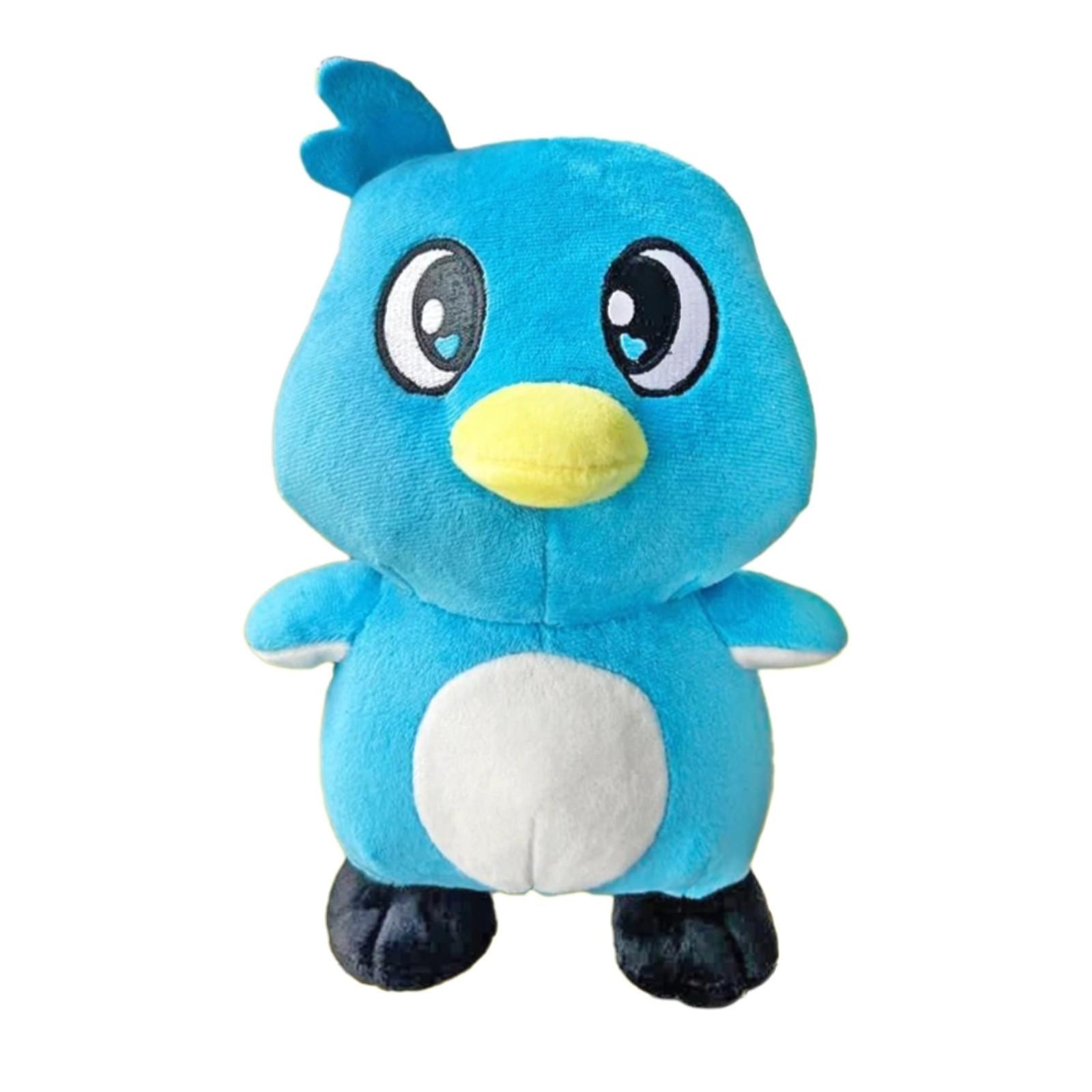 Milo Neues Plüschtier Plüschtier Pinguin Spielzeug Puppe Geburtstags- und Weihnachtsgeschenke für Kinder Plüschtier Cartoons Puppe 25cm blue