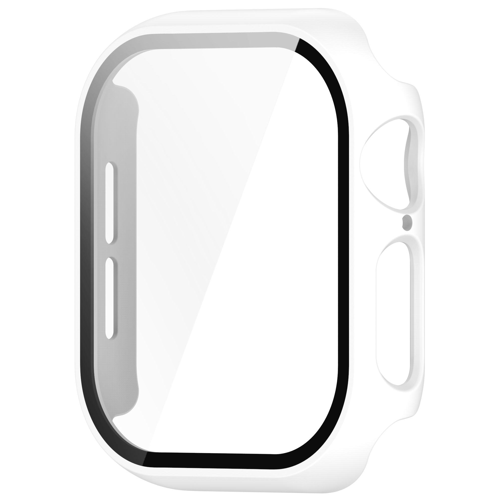 Vollschützende Hülle Abdeckung Schale Für Apple Watch 10 46mm 42mm Smartwatch Zubehör Rahmenhüllen 360 TPU Bildschirmschutz Neu for Apple 10 46mm weiß