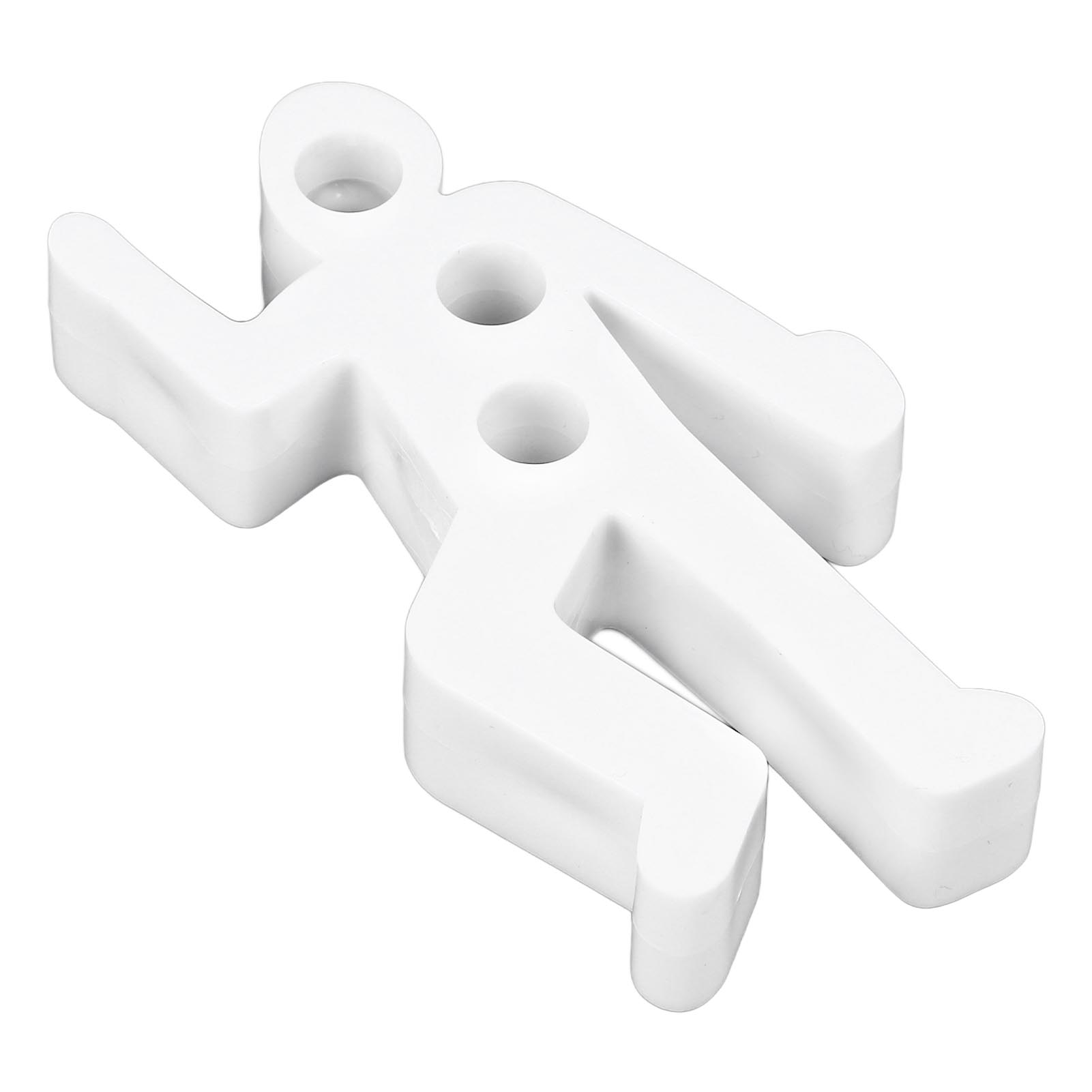 Stifthalter mit Aufschrift „Tatort“, Bleistifthalter, lustiger Stifthalter für den Schreibtisch, Bürodekoration, lustige Weihnachtsgeschenke weiß